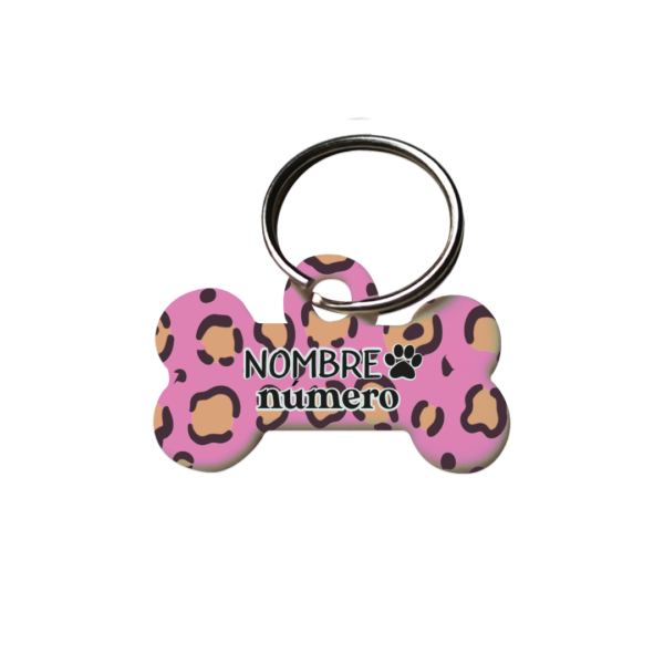 HUESITO CHICO animal print rosa