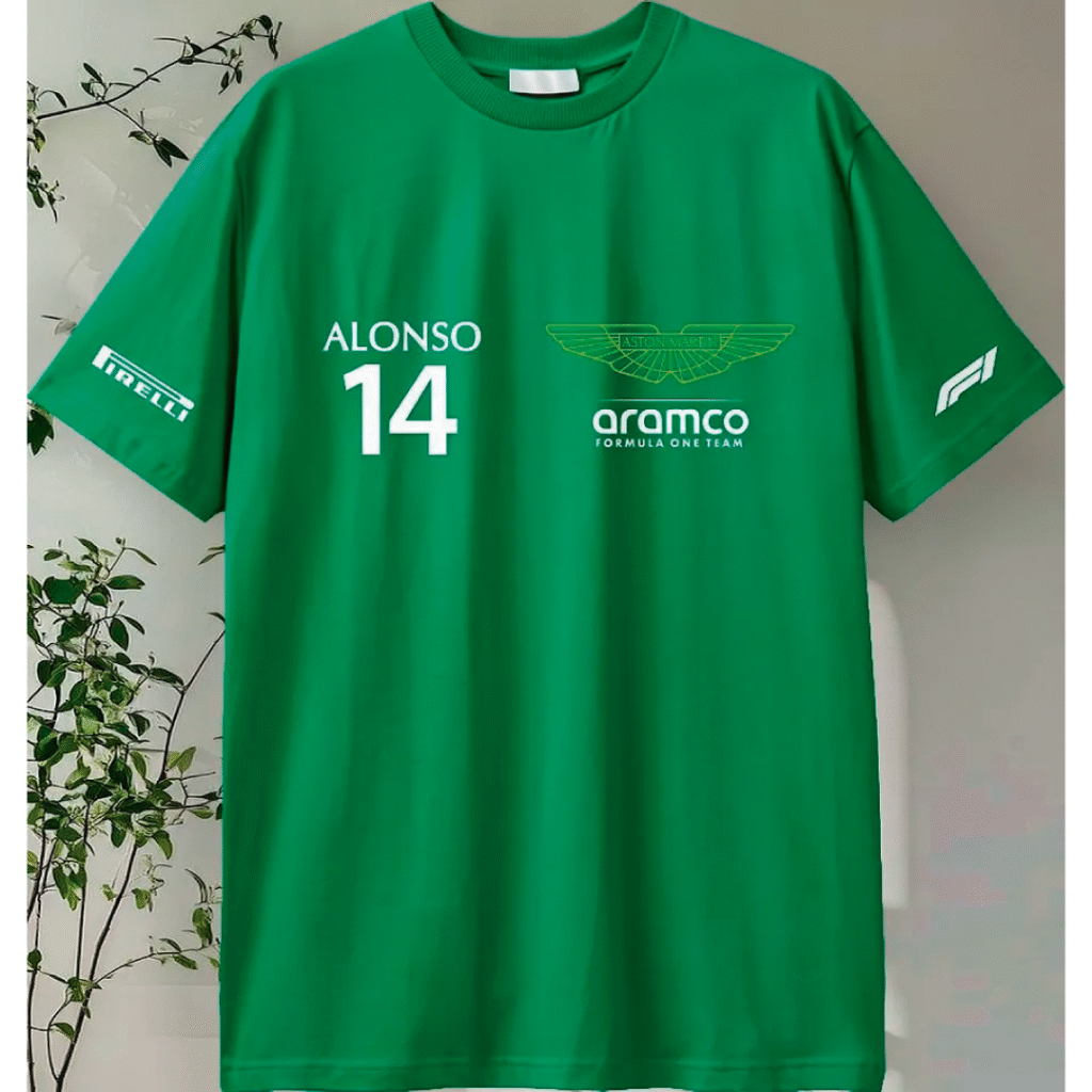 remeras formula 1 uruguay kahlo estampa Aston Martin Alonso 14