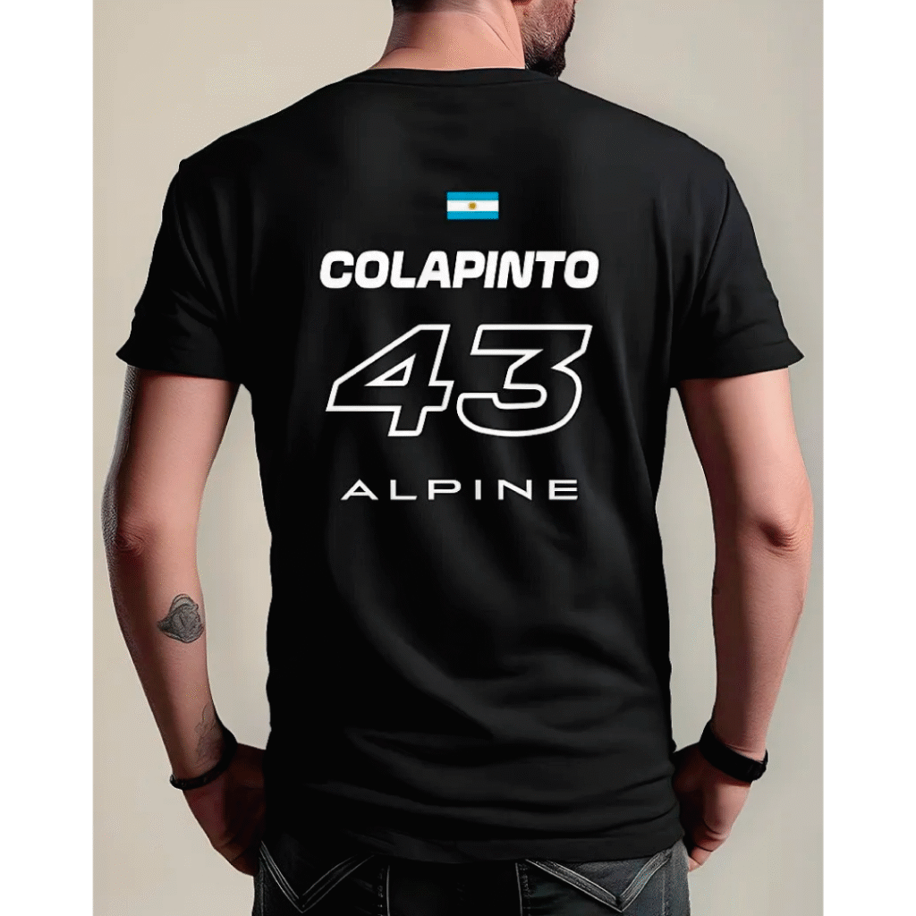 remeras formula 1 uruguay kahlo estampa Colapinto 43